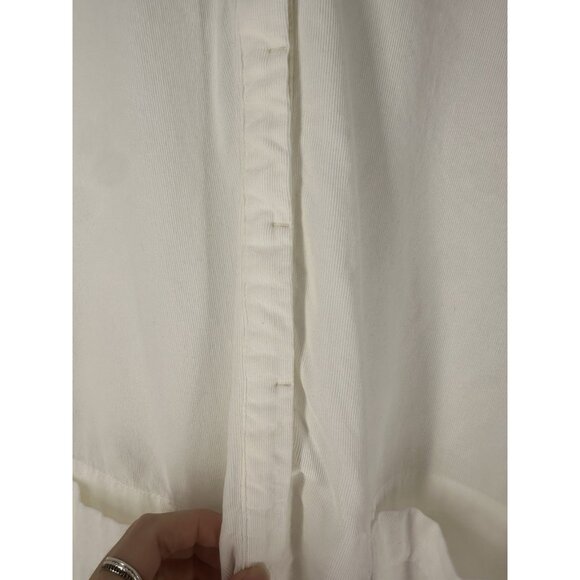 James Perse Jumpsuit Ivory Ultra Fine Corduroy $325 Women’s XL Read - Picture 5 of 12